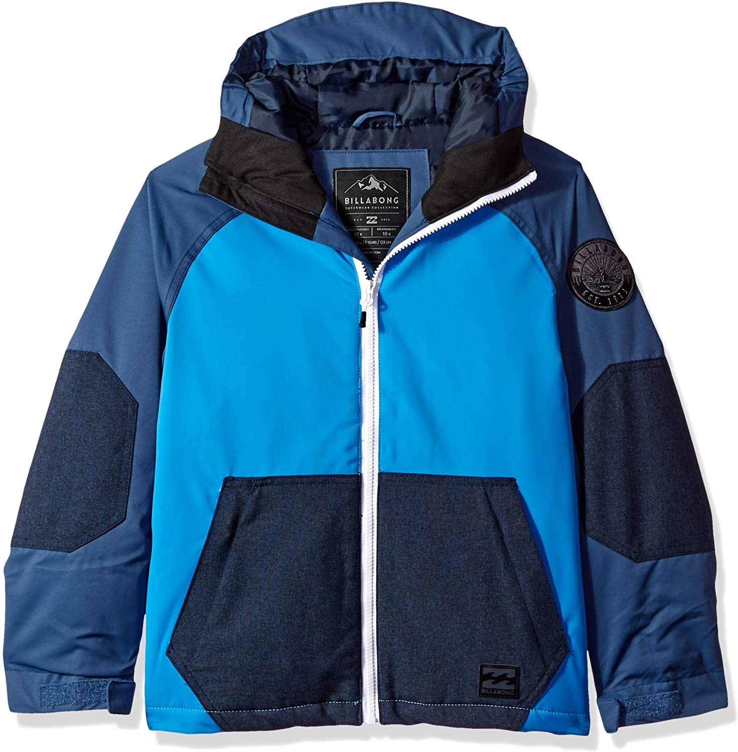 B07994YV67 Billabong Big Day Boys Insulated Snow Jacket, French Blue, M