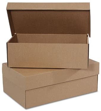 B01LXLLVW7 13" x 8" x 5" Kraft Men's Shoe Boxes (25 Boxes) - AB-238-1-51