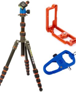 B08GTZ23QZ 3 Legged Thing Punks Corey Mag Alloy Tripod Kit w/AirHed Neo, Zelda L-Bracket, Multi-Tool Bundle (3 Items)