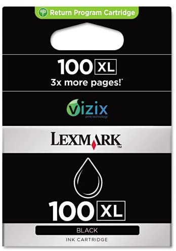 B005266H9A Lexmark 14N1068 14N1068 (100XL) High-Yield Ink, 510 Page-Yield, Black