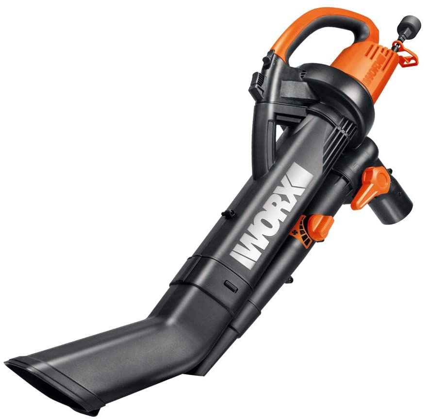 B00LQZP2D8 WORX WG505 3-in-1 Blower/Mulcher/Vacuum, 9" x 15" x 20", Orange and Black