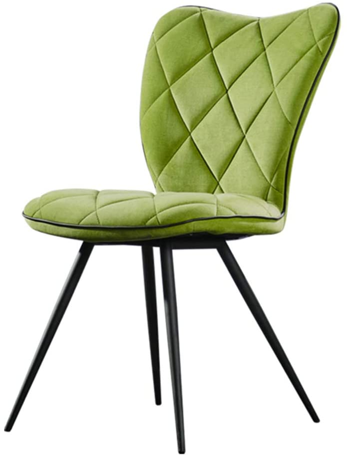B07P6TQJXY Dinning Chairs for Kitchen Livingroom Dining Computer Chair Chair with Comfortable Backrest Home Dining Room Chairs,Green