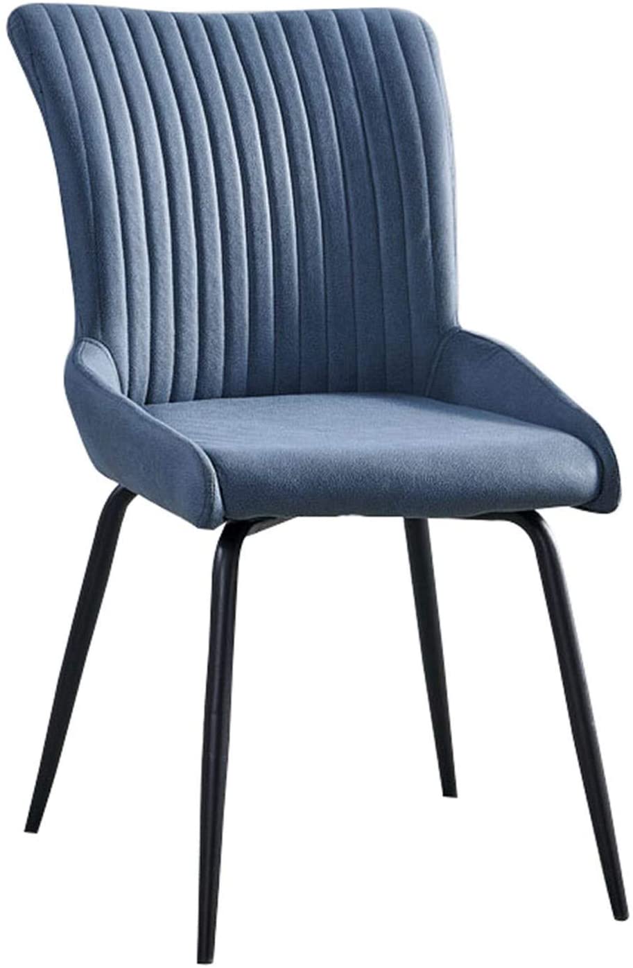 B08LGJLQRL LYHT Retro Lounge Chairs with Backrest Dining Chair for Dining and Living Room Chairs Reception Chair Kitchen Dining Chairs (Color : Blue)