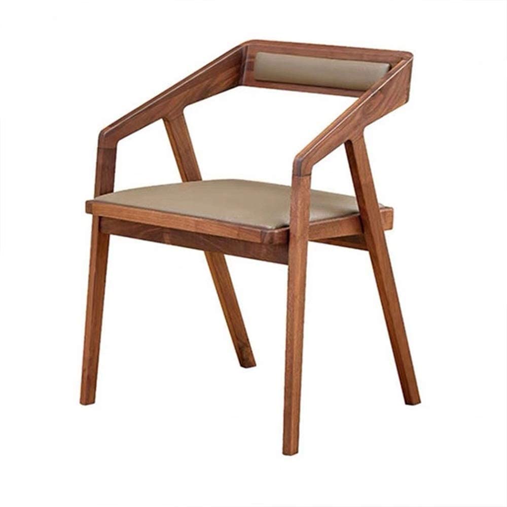 B08MJ8L5CS LUISONG YH-KE Chair Dining Chair Dining Chairs Wood Chair Home Kitchen Dining Room Seat Kitchen Chairs (Color, Size : 52x43x75cm)