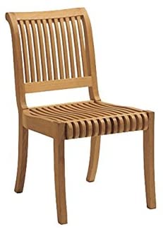 B019ZUJLR8 WholesaleTeakFurniture Grade-A Teak Wood Armless Dining Chair [Model: Giva] #WFDCALGV