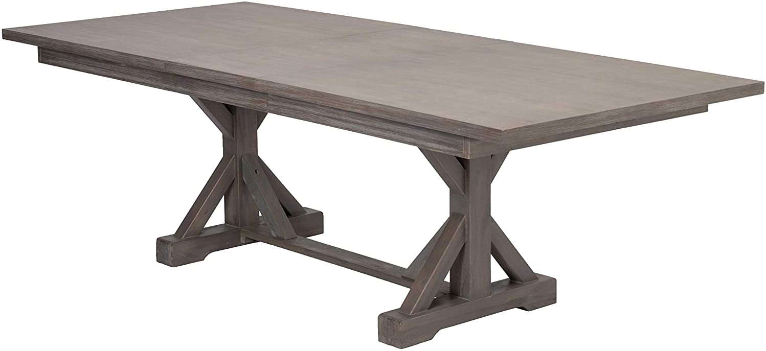 B07L5HGWS8 Best Quality Furniture Dining Table (Single) Wood, Gray,