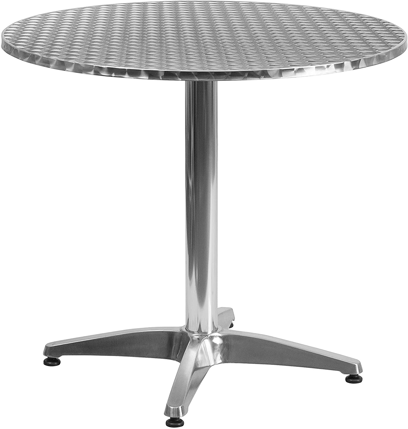 B00ZADCK0U Flash Furniture 31.5'' Round Aluminum Indoor-Outdoor Table with Base