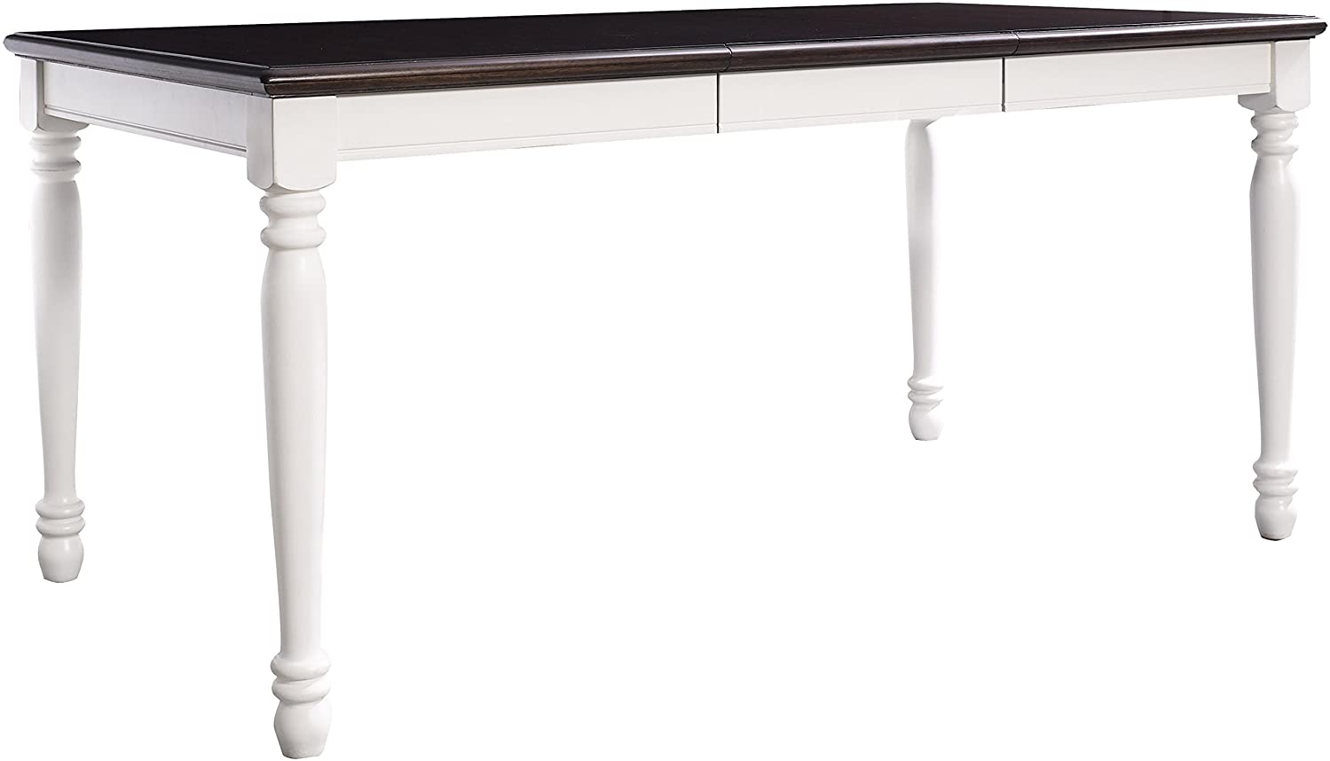 B01N8WP1A7 Crosley Furniture Shelby Expandable Dining Table, Distressed White